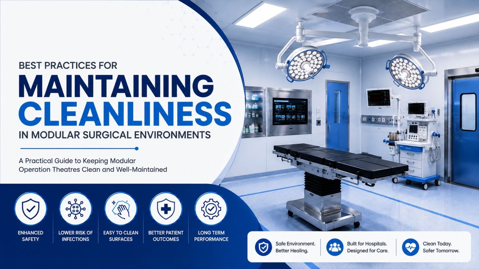 Best Practices for Maintaining Cleanliness in Modular Surgical Environments